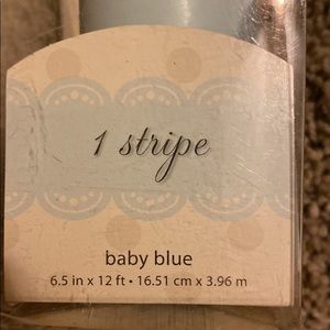 Baby Blue 1 Stripe Wall Art New